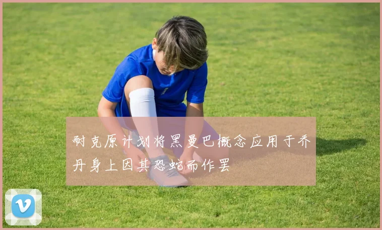 耐克原计划将黑曼巴概念应用于乔丹身上因其恐蛇而作罢